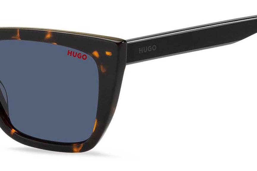 Zonnebril HUGO HG1249/S O63/KU Cat Eye Havana