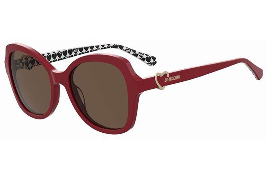 Zonnebril Love Moschino MOL059/S C9A/70 Cat Eye Rood