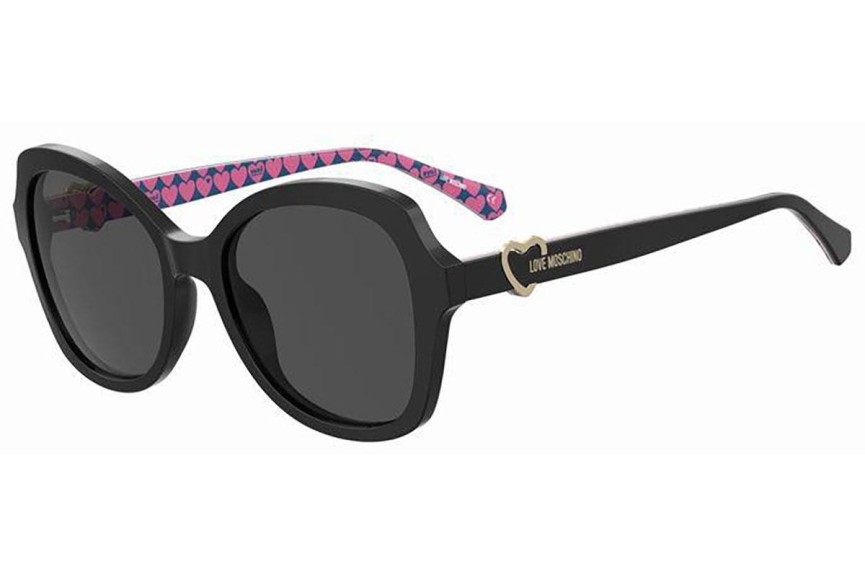 Zonnebril Love Moschino MOL059/S 807/IR Cat Eye Zwart