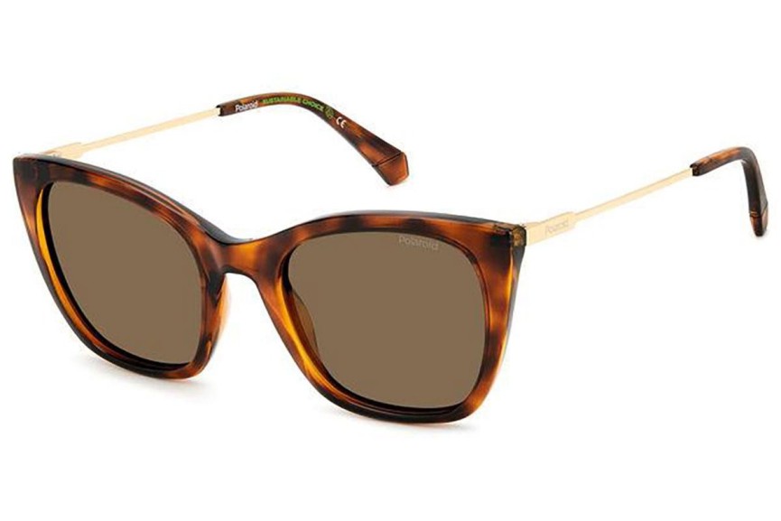 Zonnebril Polaroid PLD4144/S/X 086/SP Polarized Cat Eye Havana