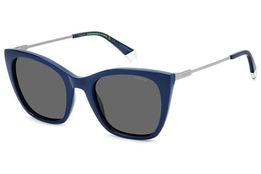 Zonnebril Polaroid PLD4144/S/X PJP/M9 Polarized Cat Eye Blauw