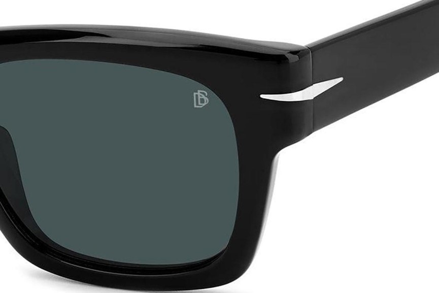 Zonnebril David Beckham DB7099/S 807/KU Vierkant Zwart