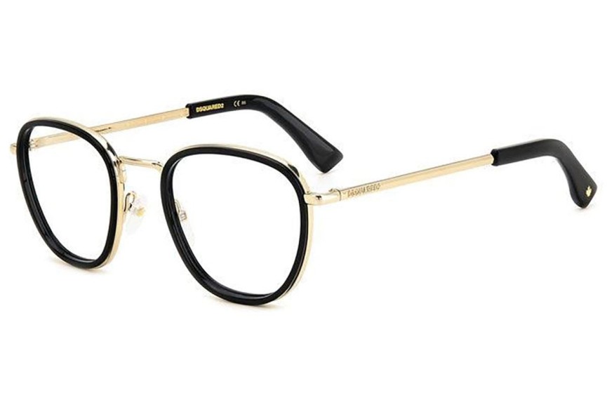 Brillen Dsquared2 D20076 807 Ronde Zwart