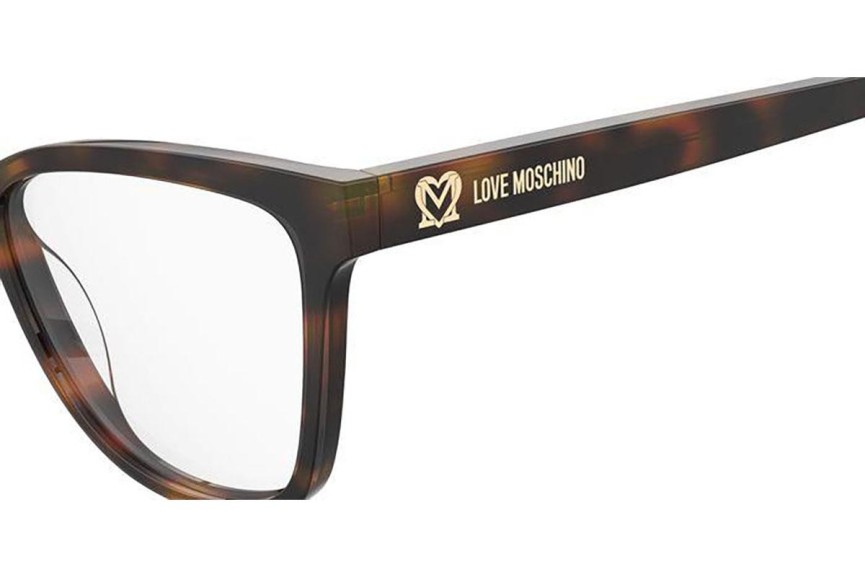 Brillen Love Moschino MOL615 05L Cat Eye Havana