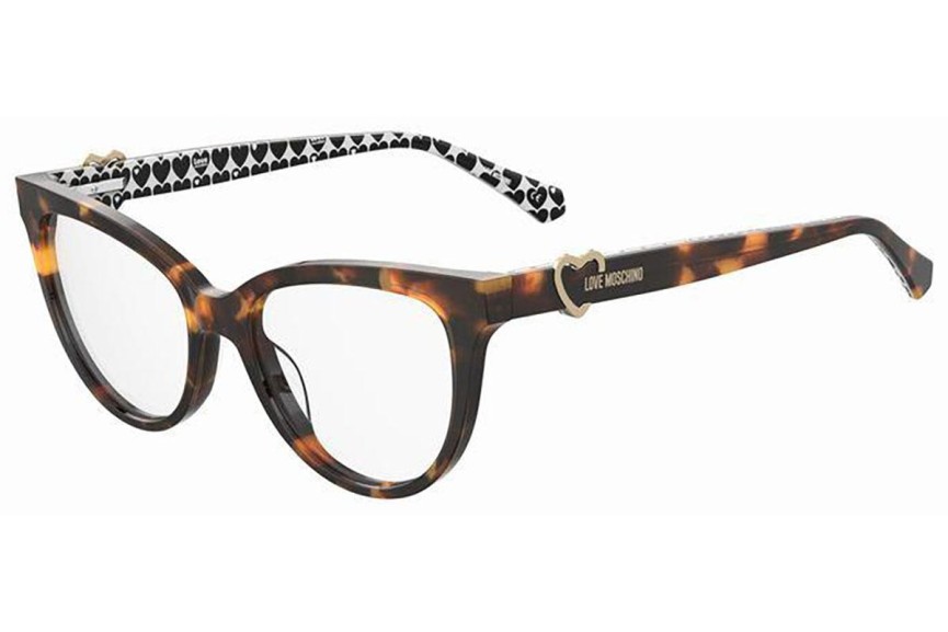 Brillen Love Moschino MOL609 05L Cat Eye Havana