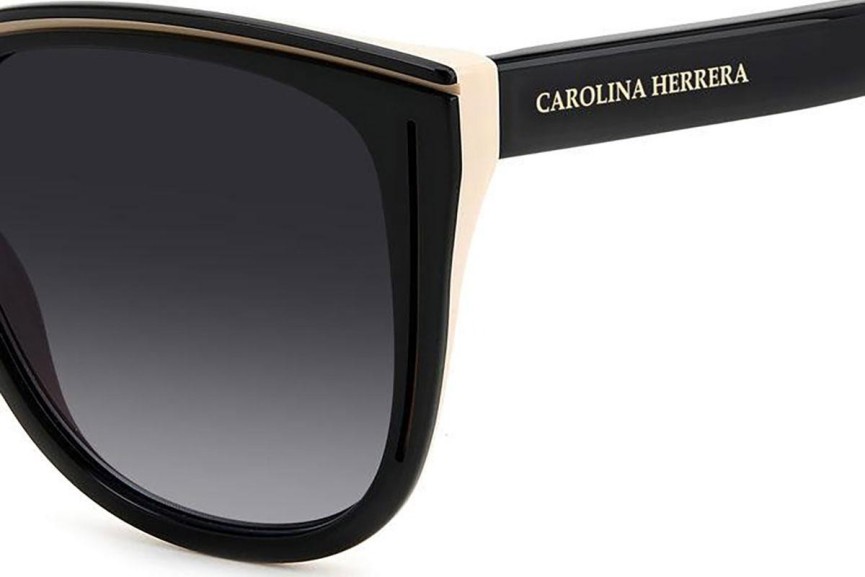 Zonnebril Carolina Herrera HER0144/S KDX/9O Ronde Zwart