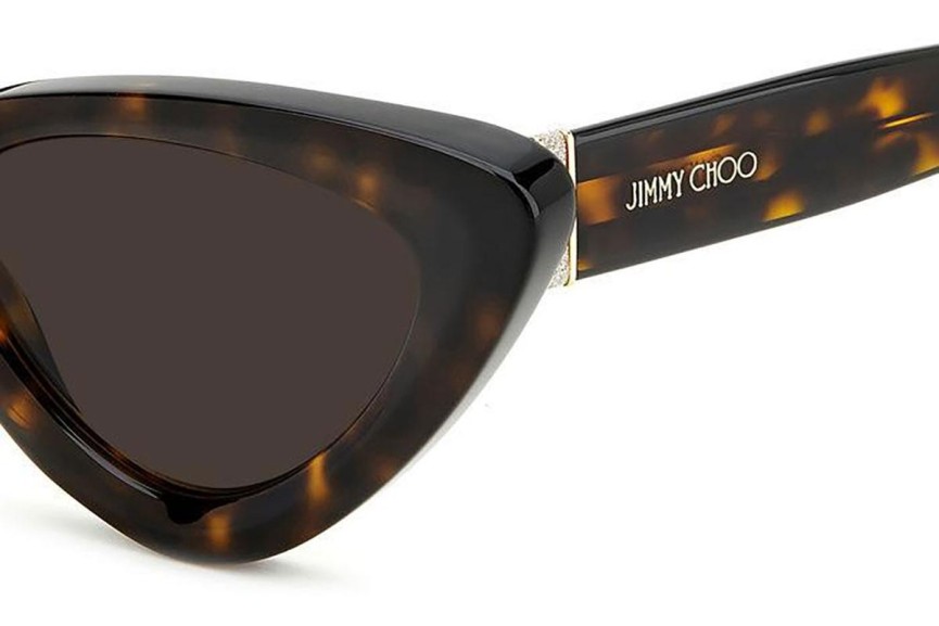 Zonnebril Jimmy Choo ADDY/S 086/70 Cat Eye Havana