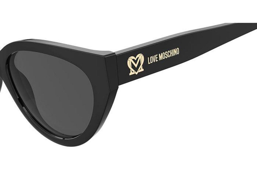 Zonnebril Love Moschino MOL064/S 807/IR Cat Eye Zwart