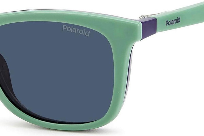 Brillen Polaroid Junior PLD8055/CS RNB/C3 Polarized Vierkant Paars