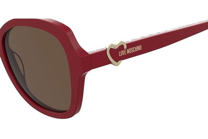 Zonnebril Love Moschino MOL059/S C9A/70 Cat Eye Rood