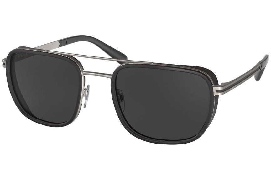 Zonnebril Bvlgari BV5053 195/48 Polarized Vierkant Grijs