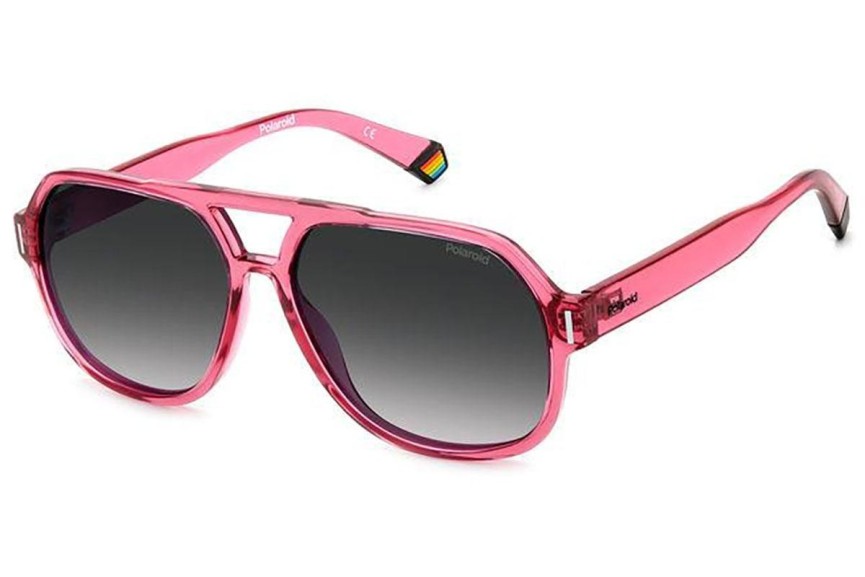 Zonnebril Polaroid PLD6193/S MU1/WJ Polarized Pilot Roze