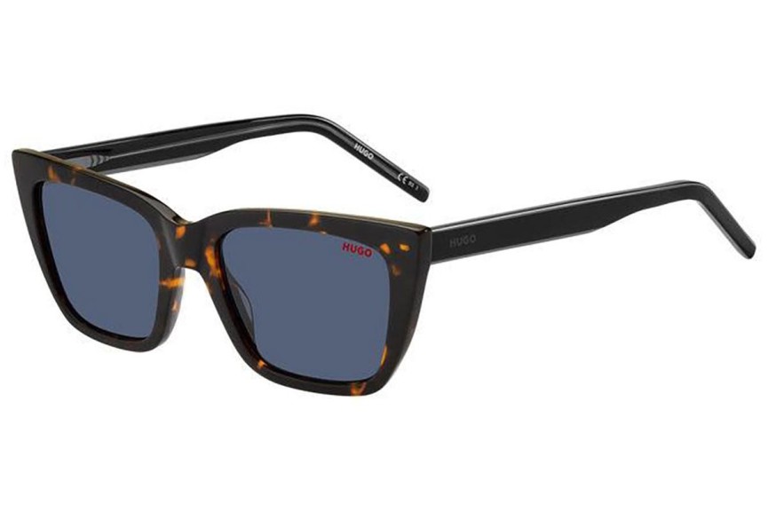 Zonnebril HUGO HG1249/S O63/KU Cat Eye Havana