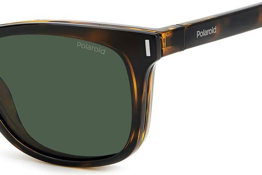 Brillen Polaroid PLD6202/CS 086/UC Polarized Vierkant Havana