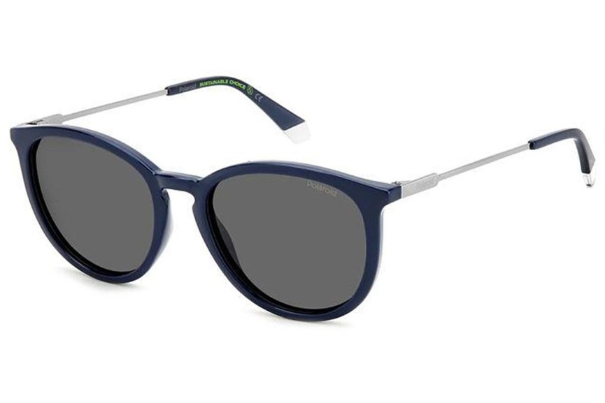 Zonnebril Polaroid PLD4143/S/X PJP/M9 Polarized Ronde Blauw