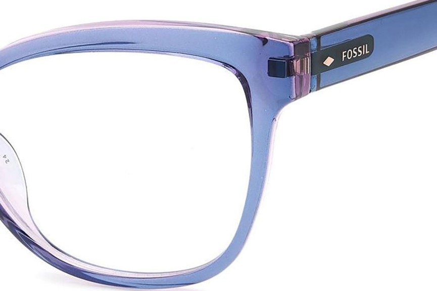 Brillen Fossil FOS7152 PJP Cat Eye Blauw