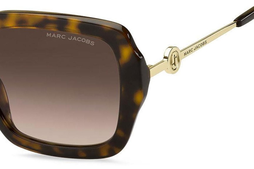 Zonnebril Marc Jacobs MARC652/S 086/HA Vierkant Havana