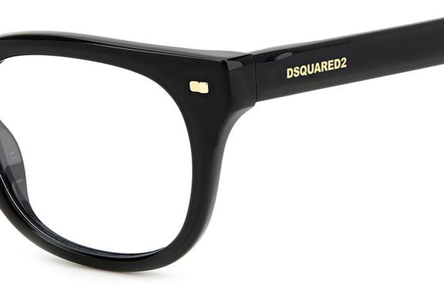 Brillen Dsquared2 D20078 807 Ronde Zwart