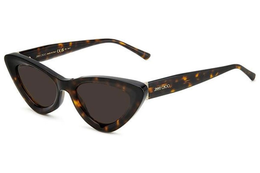 Zonnebril Jimmy Choo ADDY/S 086/70 Cat Eye Havana