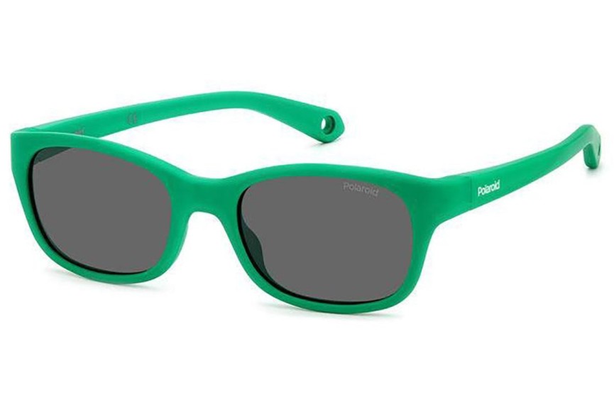 Zonnebril Polaroid Junior PLDK006/S 1ED/M9 Polarized Rechthoekige Groen