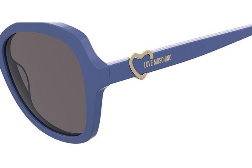 Zonnebril Love Moschino MOL059/S PJP/IR Cat Eye Blauw