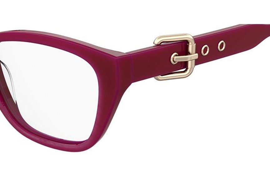 Brillen Moschino MOS608 C9A Cat Eye Rood