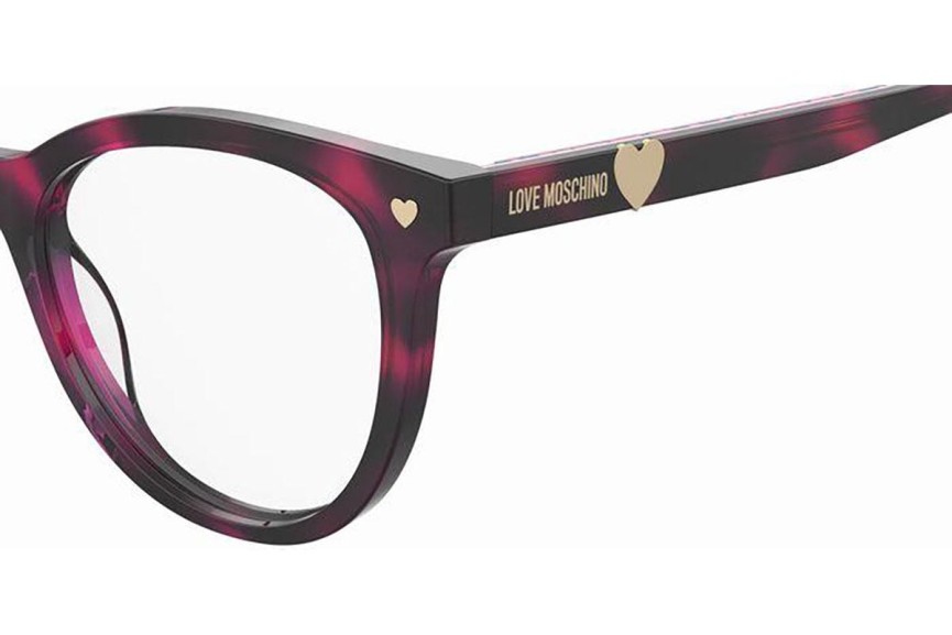 Brillen Love Moschino MOL592 HT8 Ronde Havana