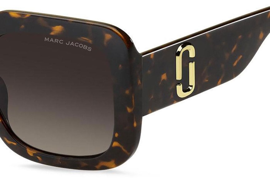 Zonnebril Marc Jacobs MARC647/S 086/HA Vierkant Havana