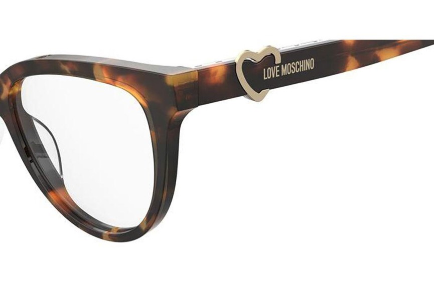 Brillen Love Moschino MOL609 05L Cat Eye Havana