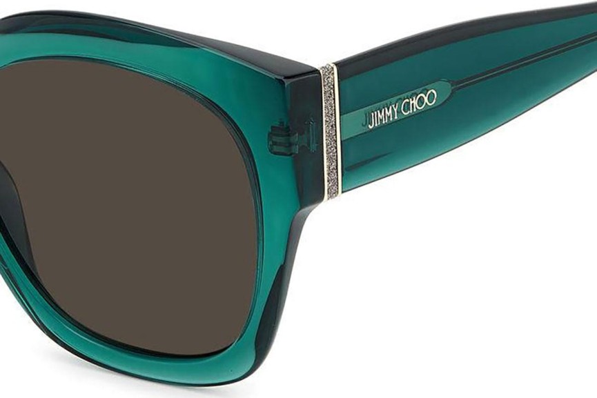 Zonnebril Jimmy Choo LEELA/S 1ED/IR Vierkant Groen