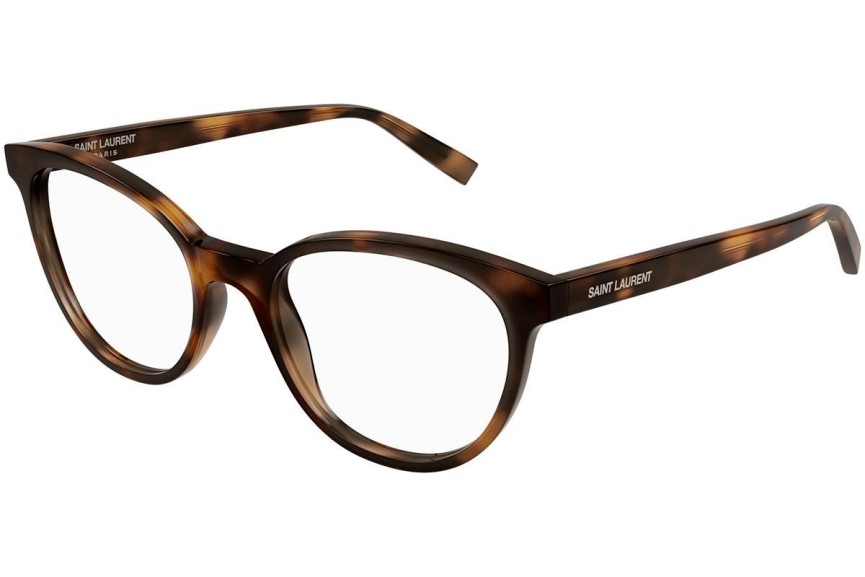 Brillen Saint Laurent SL589 002 Ronde Havana