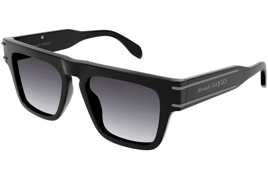 Zonnebril Alexander McQueen AM0397S 001 Vierkant Zwart