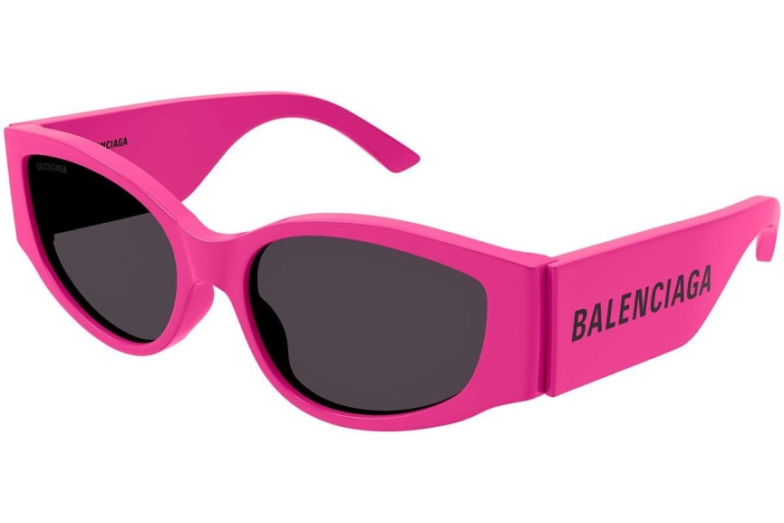 Zonnebril Balenciaga BB0258S 004 Rechthoekige Roze