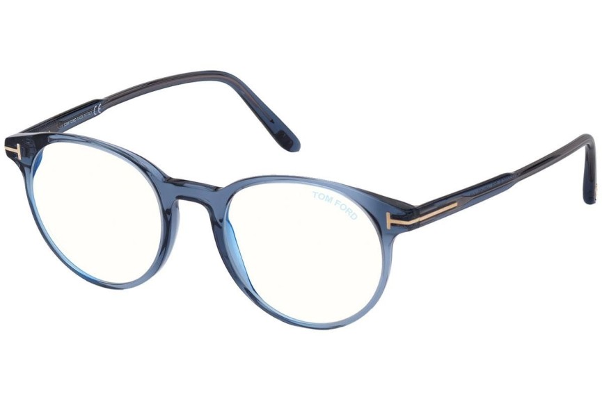 Brillen Tom Ford FT5695-B 090 Ronde Blauw