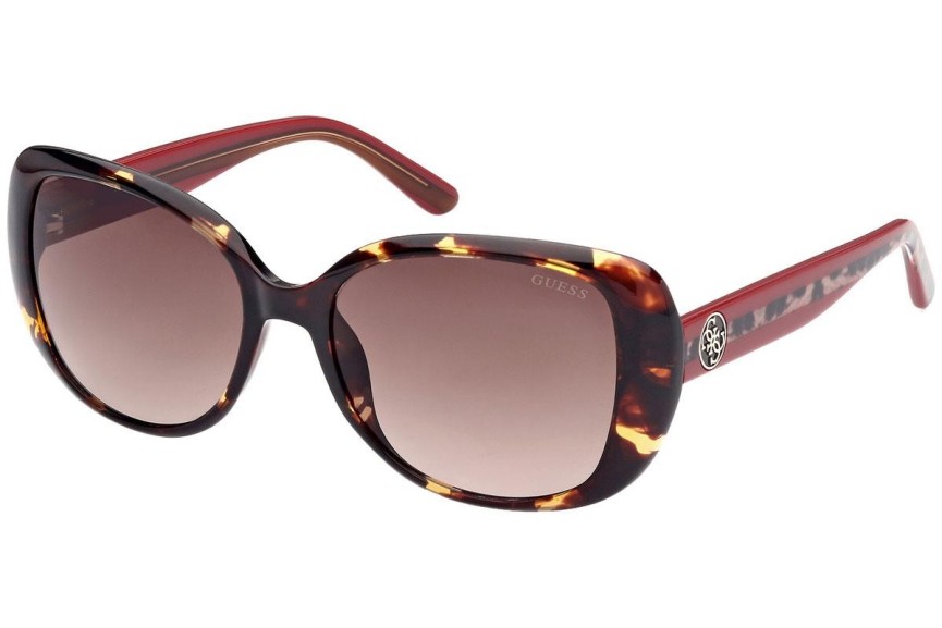 Zonnebril Guess GU7822 52F Vierkant Havana