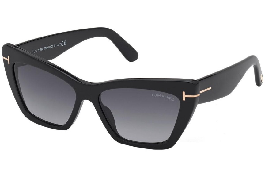 Zonnebril Tom Ford Wyatt FT0871 01B Cat Eye Zwart