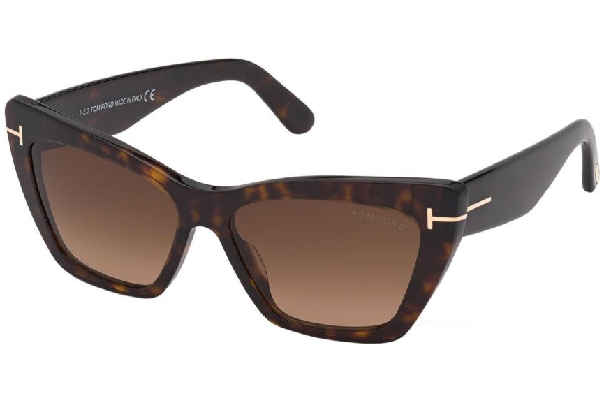 Zonnebril Tom Ford Wyatt FT0871 52F Cat Eye Havana