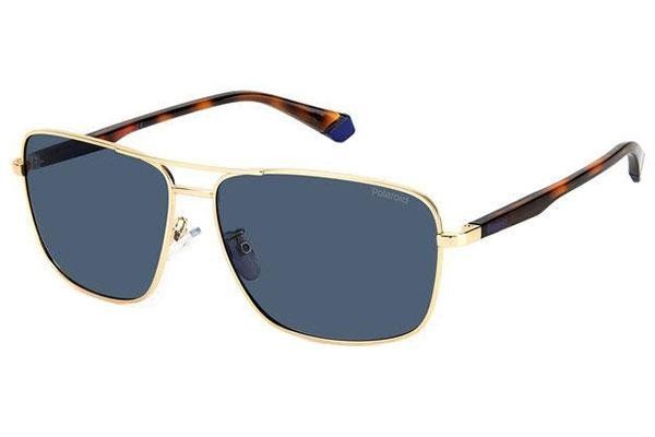 Zonnebril Polaroid PLD2119/G/S J5G/C3 Polarized Rechthoekige Goud