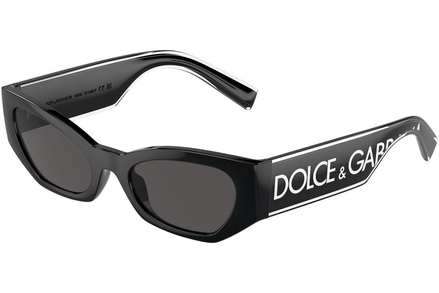 Zonnebril Dolce & Gabbana DG6186 501/87 Cat Eye Zwart