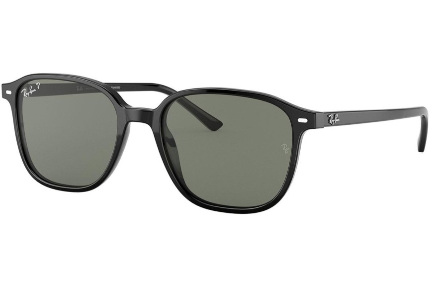 Zonnebril Ray-Ban Leonard RB2193 901/58 Polarized Vierkant Zwart