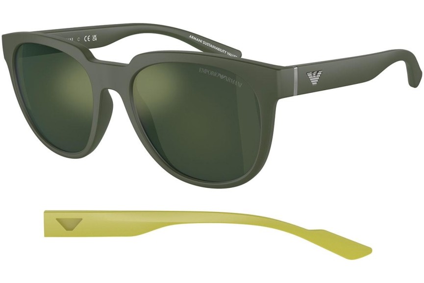 Zonnebril Emporio Armani EA4205 50586R Ronde Groen