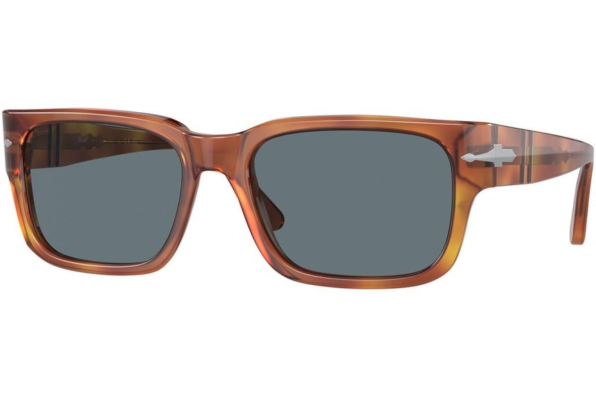 Zonnebril Persol PO3315S 96/3R Polarized Rechthoekige Havana