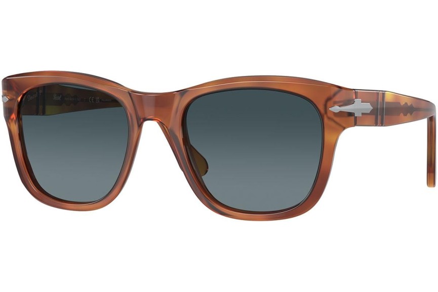 Zonnebril Persol PO3313S 96/S3 Polarized Vierkant Havana