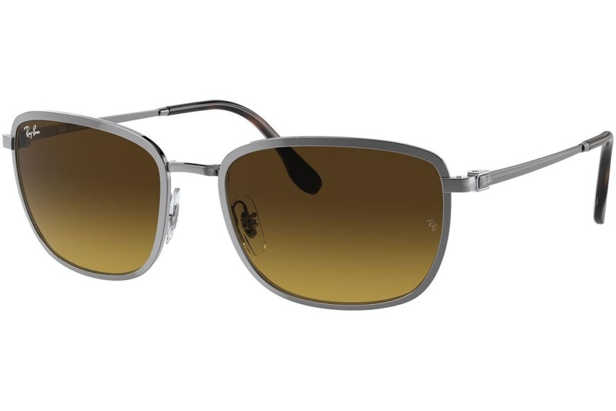 Zonnebril Ray-Ban RB3705 916785 Rechthoekige Zilver