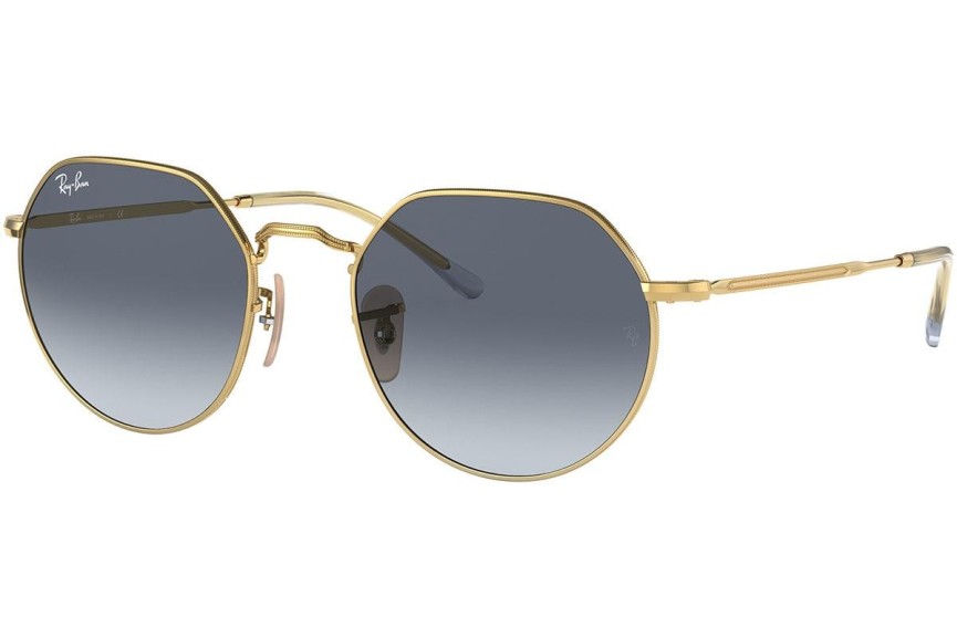 Zonnebril Ray-Ban Jack RB3565 001/86 Ronde Goud