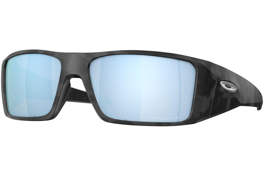 Zonnebril Oakley Heliostat OO9231-05 Polarized Rechthoekige Zwart