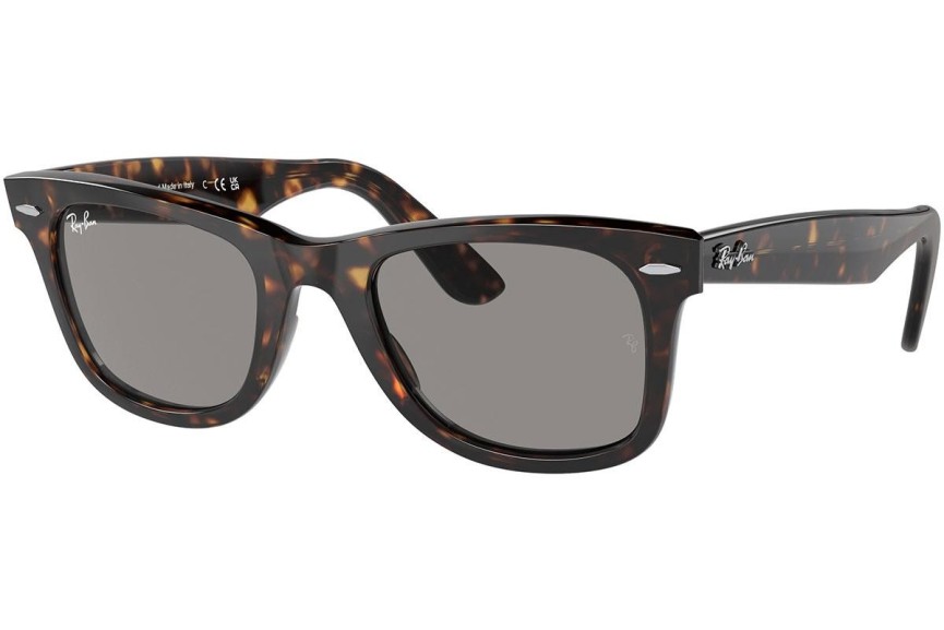 Zonnebril Ray-Ban Wayfarer RB2140 1382R5 Vierkant Havana