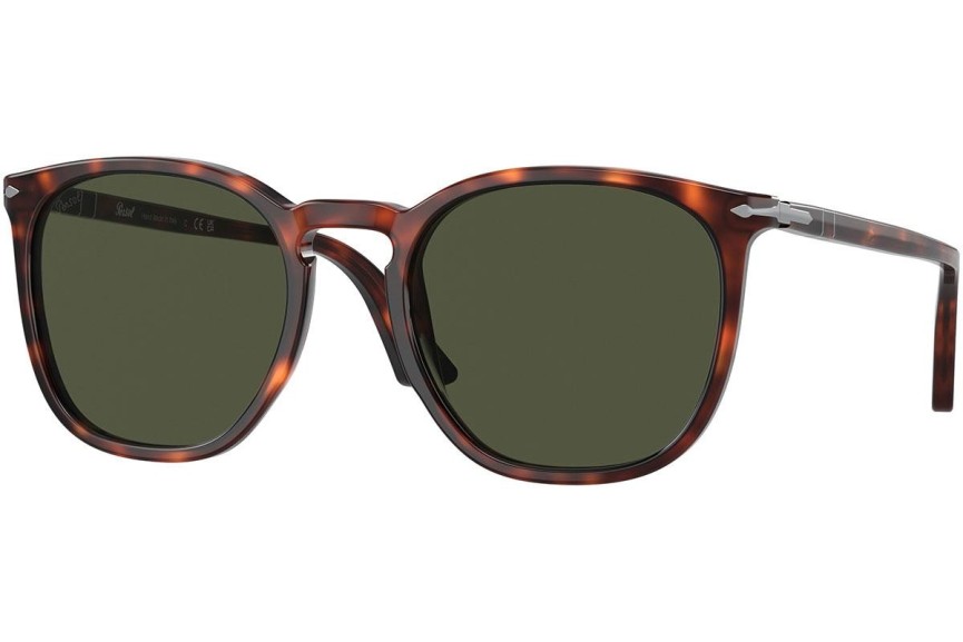 Zonnebril Persol PO3316S 24/31 Vierkant Havana