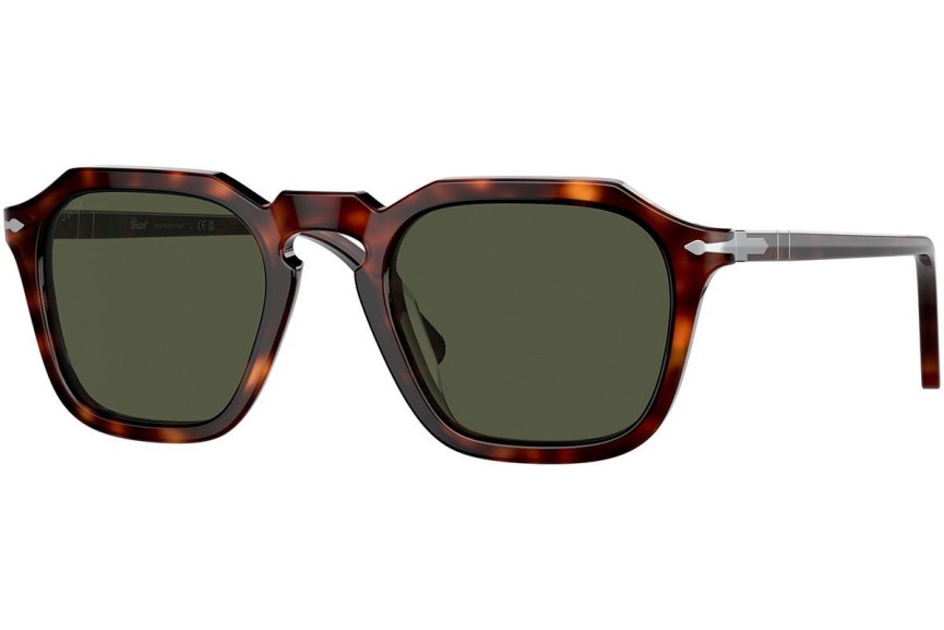 Zonnebril Persol PO3292S 24/31 Vierkant Havana