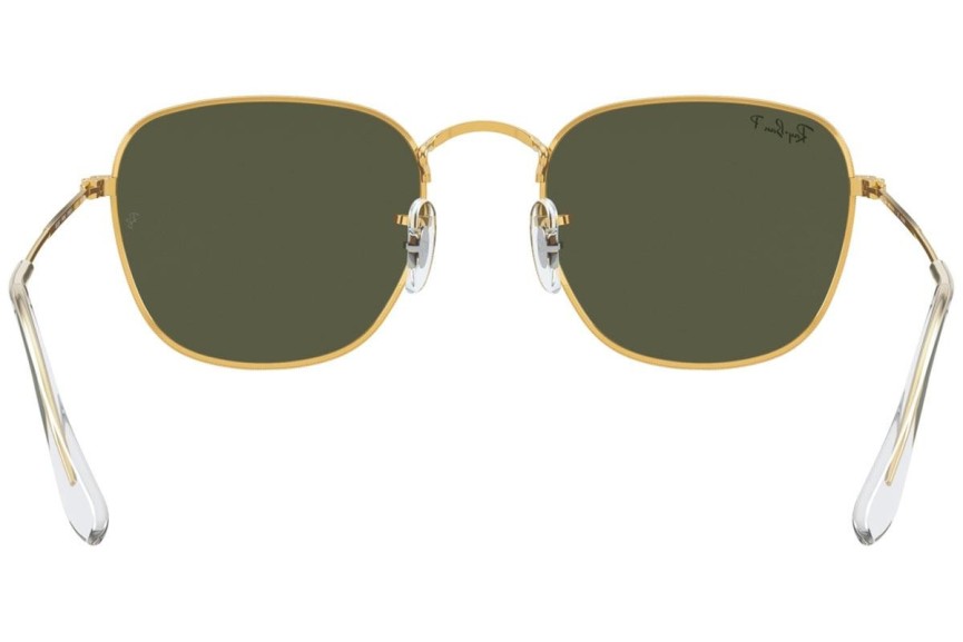 Zonnebril Ray-Ban Frank RB3857 919658 Polarized Vierkant Goud